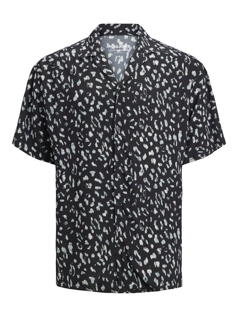 Jorluke Dust Aop Shirt Ss Blk Tap Shoe