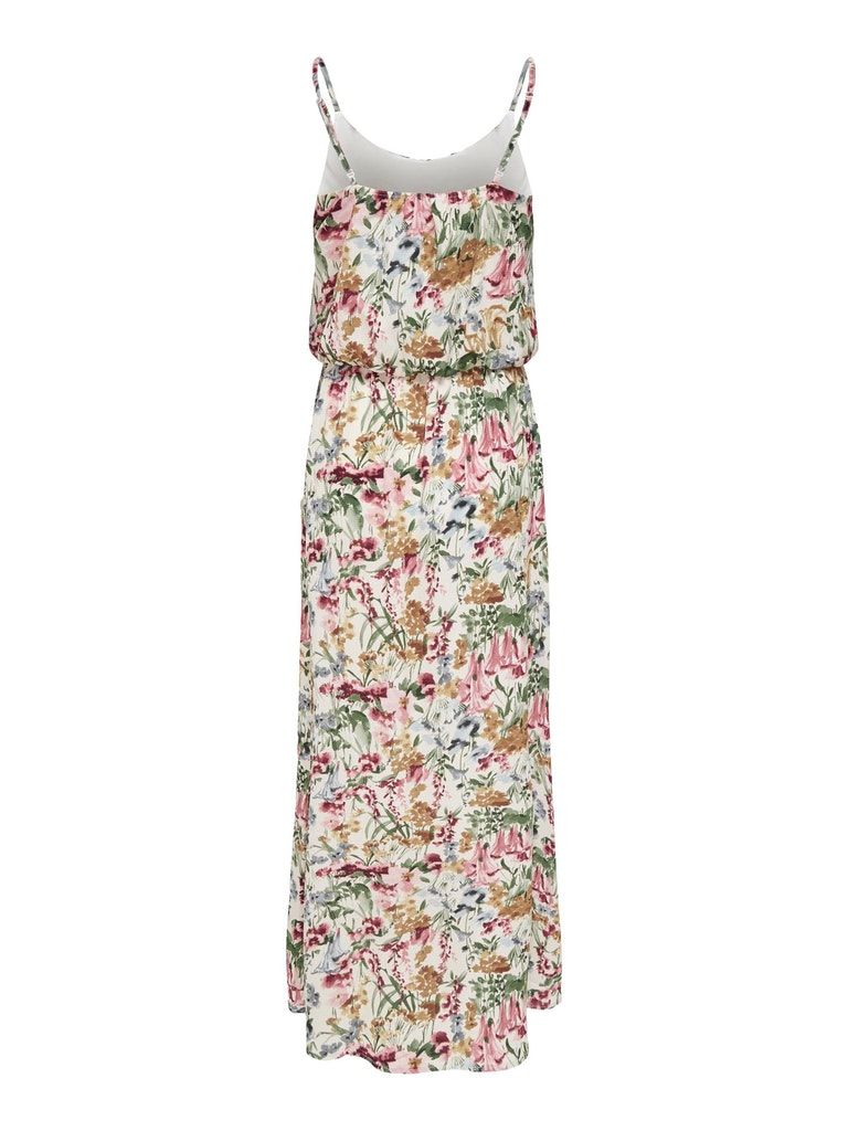 Onlwinner S/L Maxi Dress Noos Ptm Cloud Dancer BLURRY FLOWER