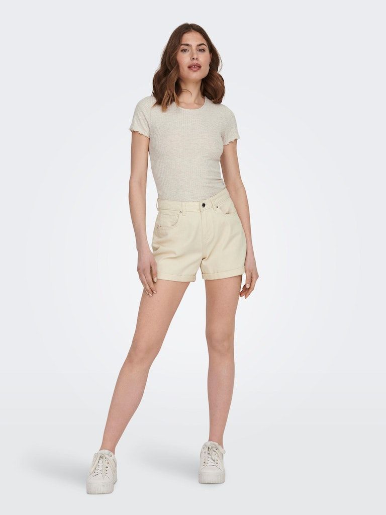 Onlemma S/S Short Top Noos Jrs Pumice Stone MELANGE