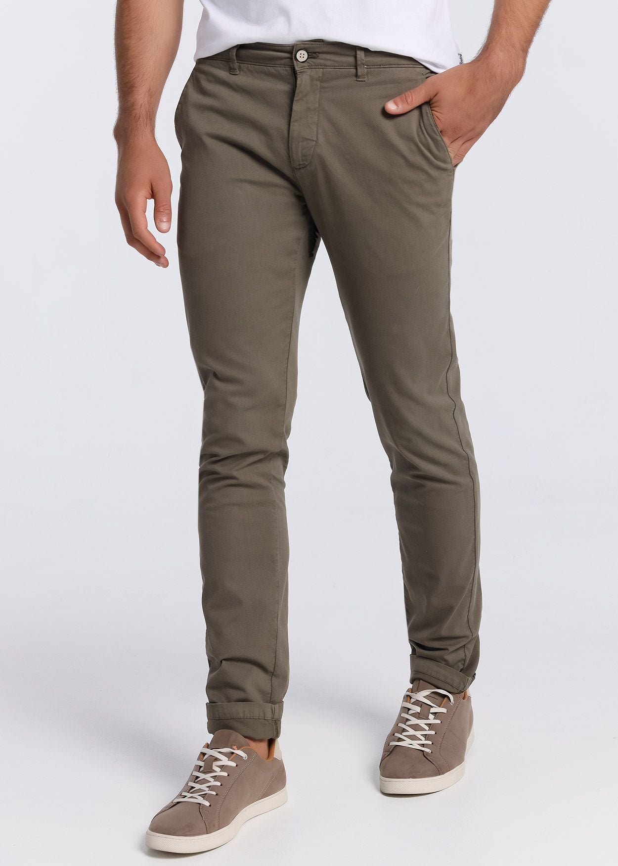 Pantalon Chino Caja Media Slim 276