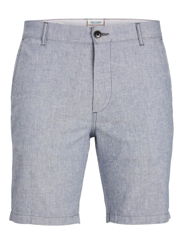 Jpstdave Jjlinen Shorts Blue Indigo