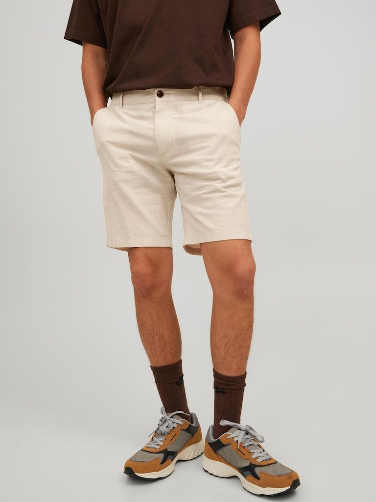 Jpstdave Jjlinen Shorts Moonbeam