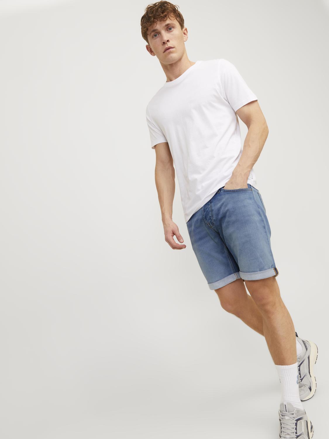 Jack & Jones Jjirick Jjicon Shorts Ge 381 I.K Ss24 Sn 12250168 Blue Denim