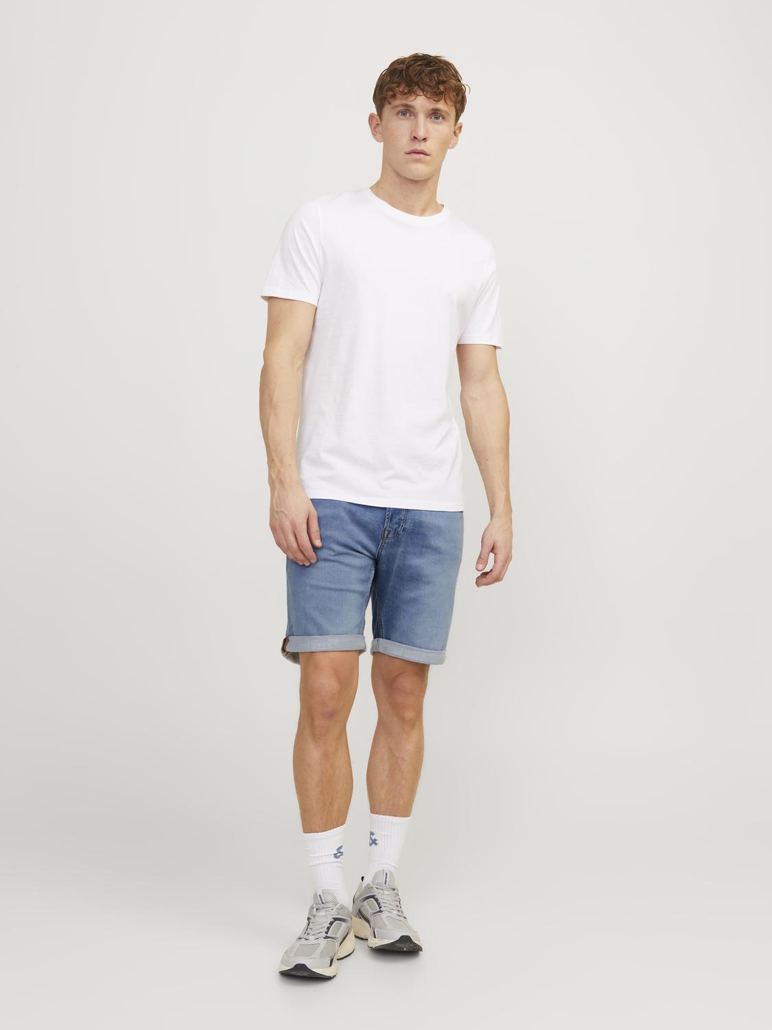 Jack & Jones Jjirick Jjicon Shorts Ge 381 I.K Ss24 Sn 12250168 Blue Denim