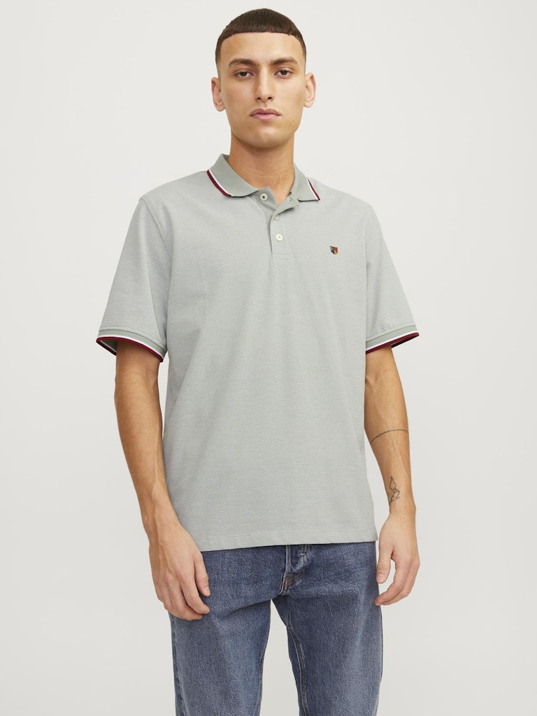 Jprbluwin Polo Ss Noos Lily Pad Reg. W. White de Jack & Jones