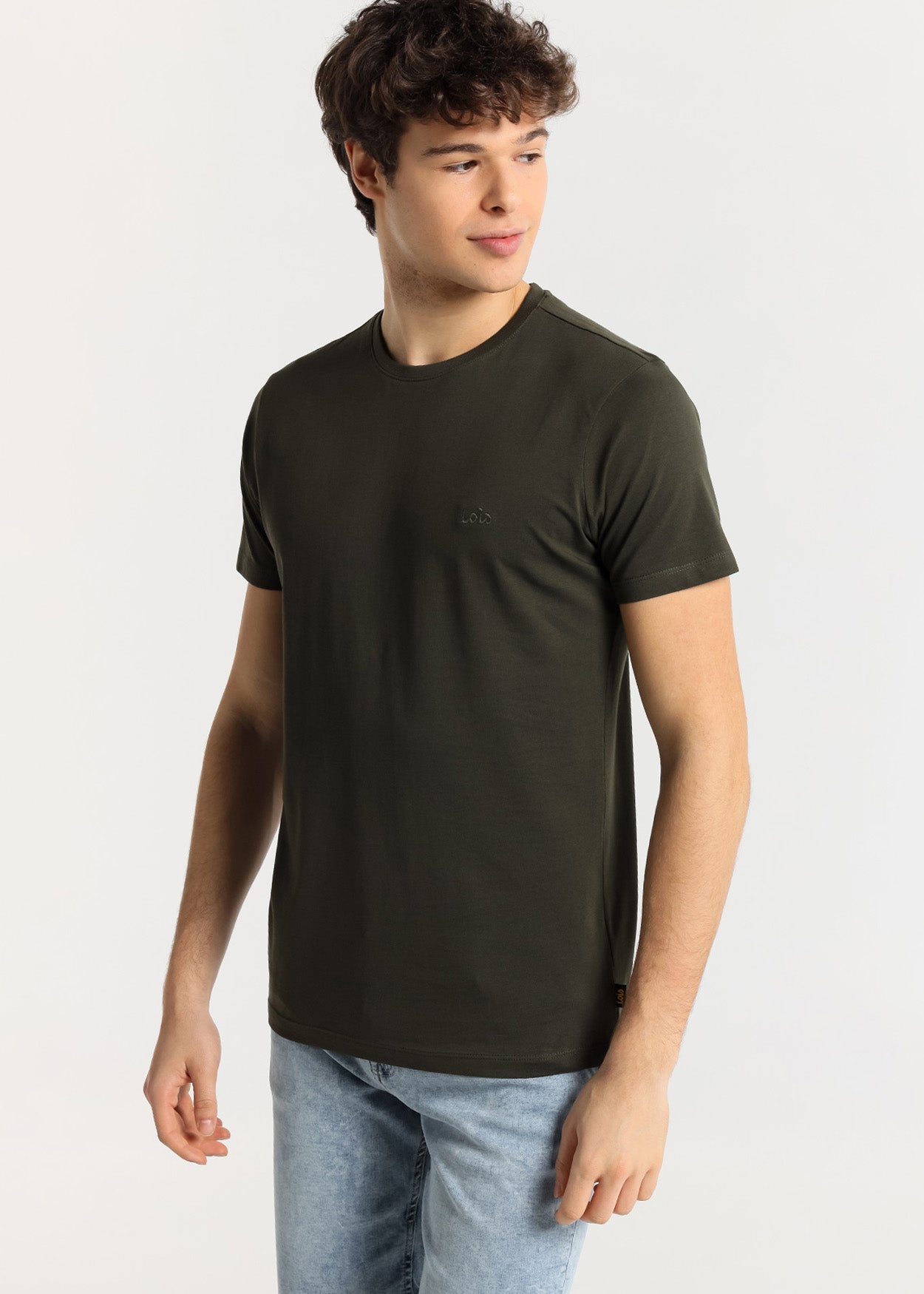 Camiseta Lois modelo Galet Biff M/C 184383742 479 verde