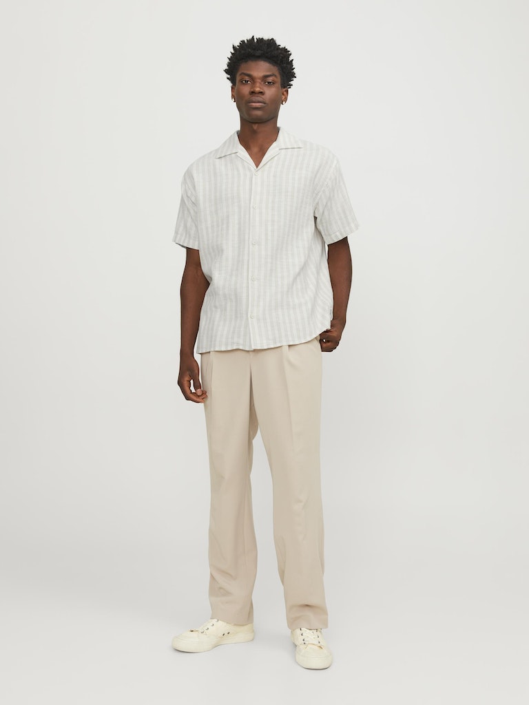 Jorcabana Stripe Shirt Ss Sn Fields Of Rye