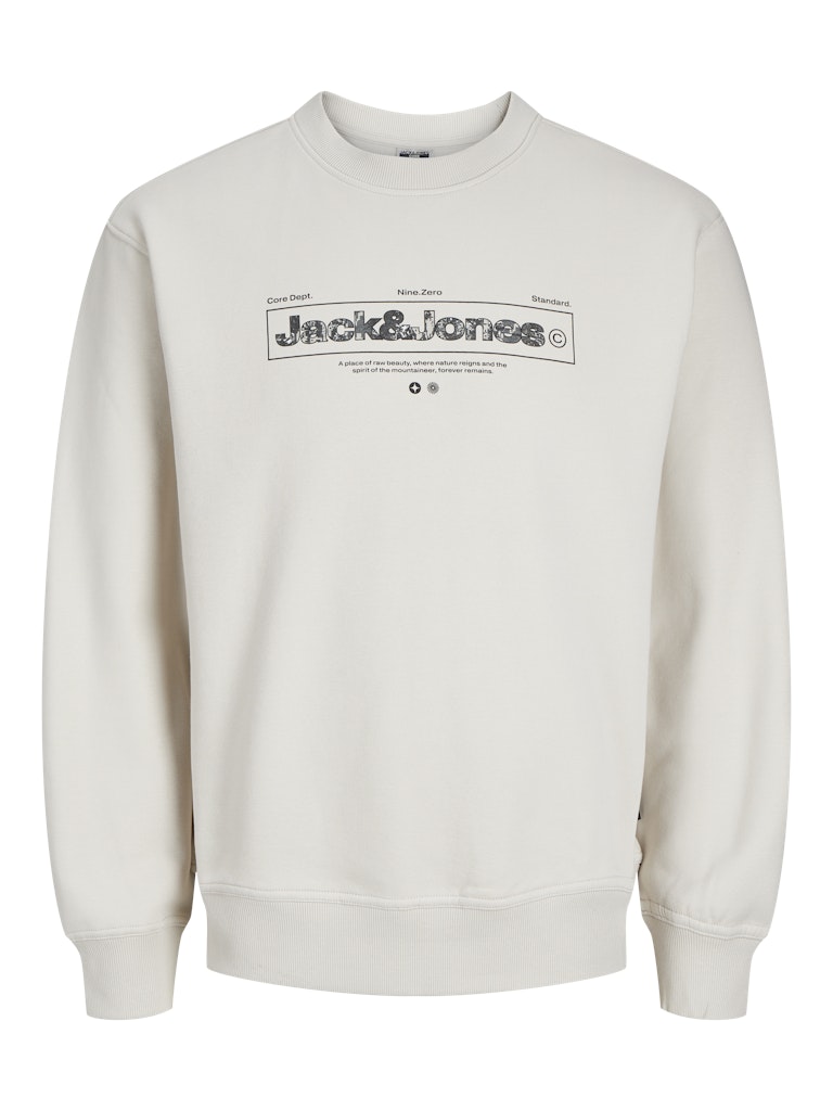 Jack & Jones Jcoalpha Sweat Crew Neck Jack & Jones Sweatshirt 12266495Moonbeam