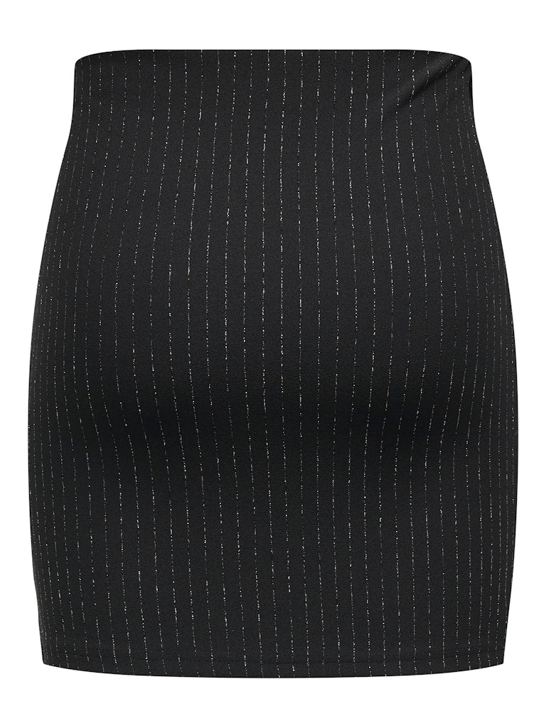 Falda JDY Jdymary Lurex Mini Skirt Jrs 15335626 Black SILVER PINSTRIPE