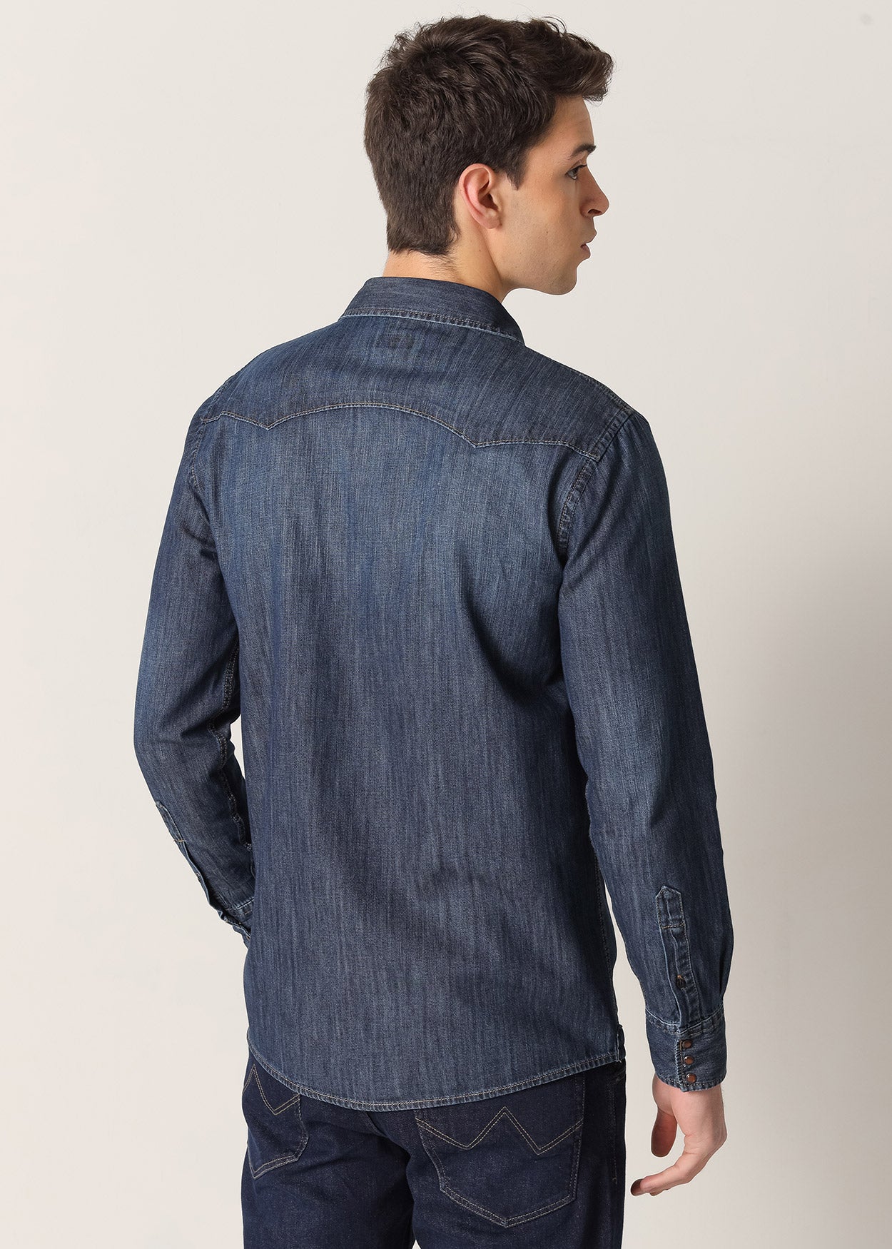 Camisa Tejana Denim Dark Wash 960