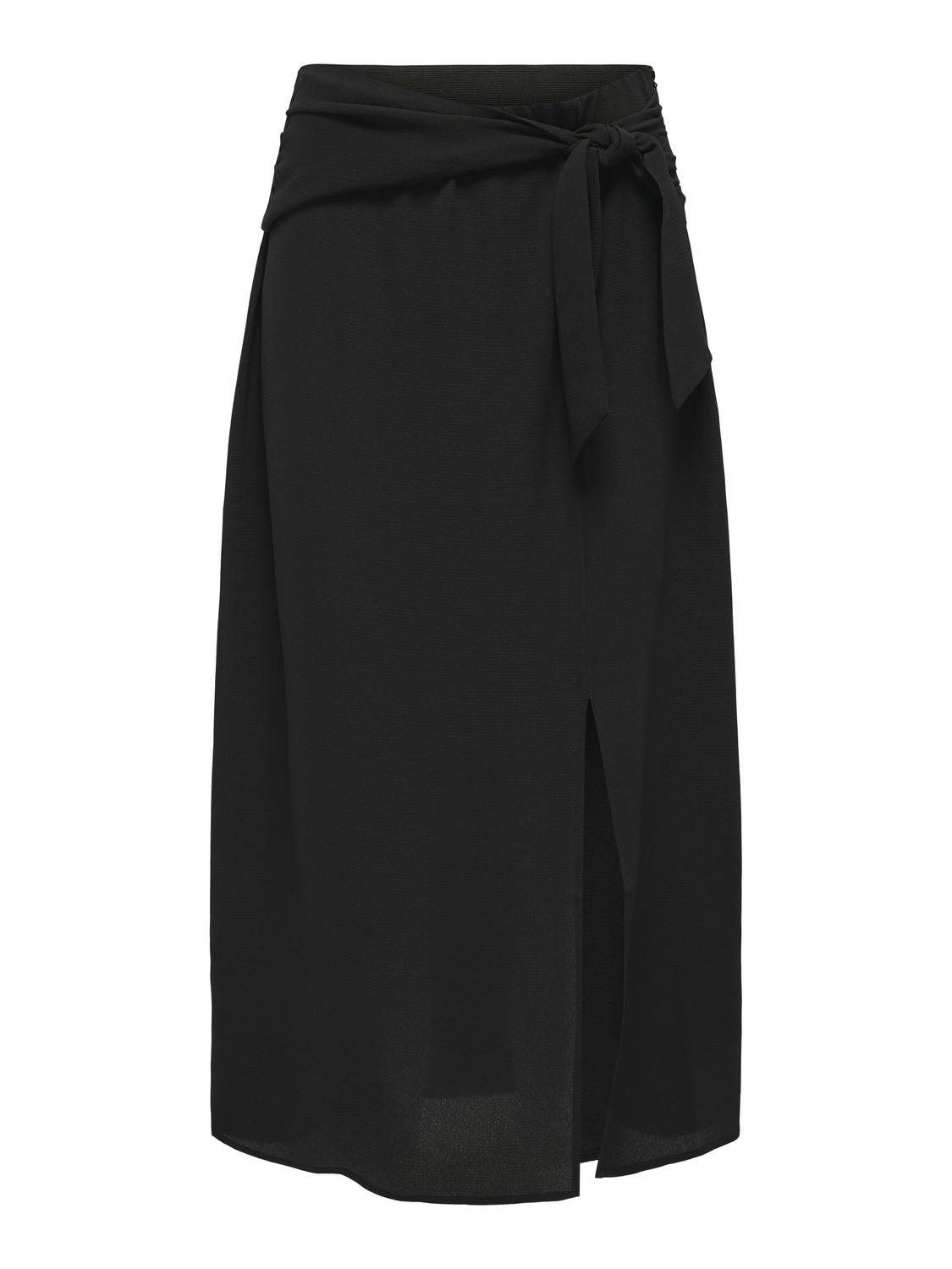 Only Onlnova Life Lux Starley Long Skirt Soli Black 15322299Black