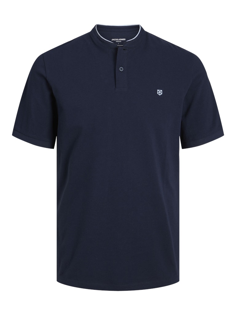 Camiseta 12237844 Jprblasainz Ss Mao Polo Navy Blazer de Jack & Jones