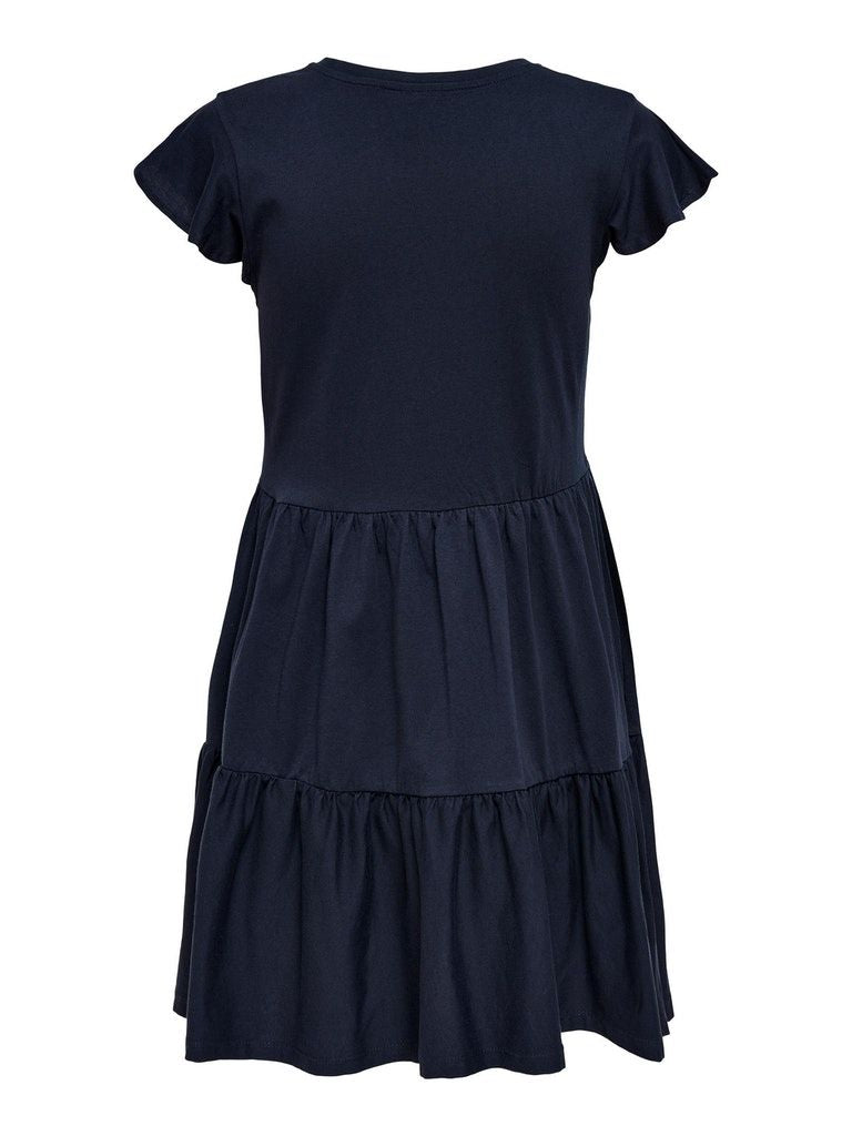 Onlmay Life Cap Sleeves Frill Dress Noos Night Sky