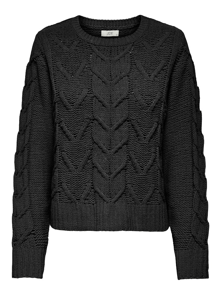 JDY Jdyjosia Fay L/S Cable Pullover Knt 15330720 Black