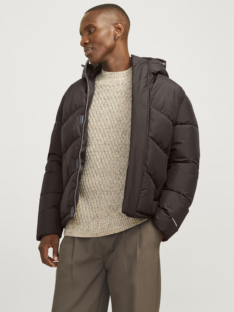 Jack & Jones Jjworld Puffer Jacket 12259850 Asphalt