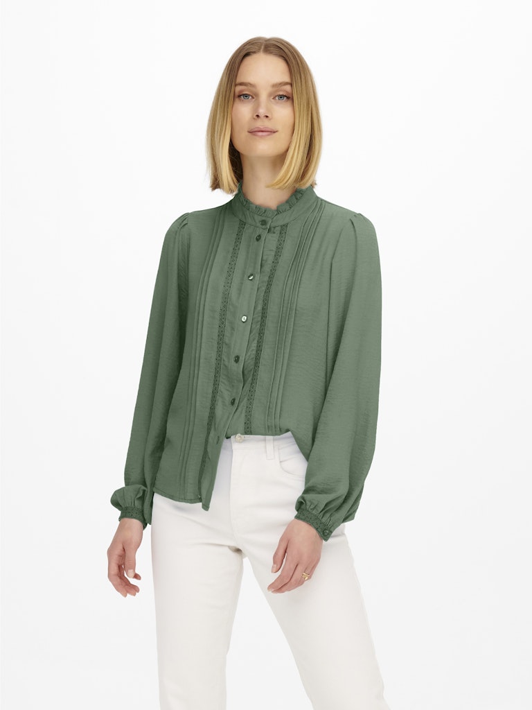 JDY Jdyellis L/S Lace Shirt Wvn Noos 15251994 Sea Spray