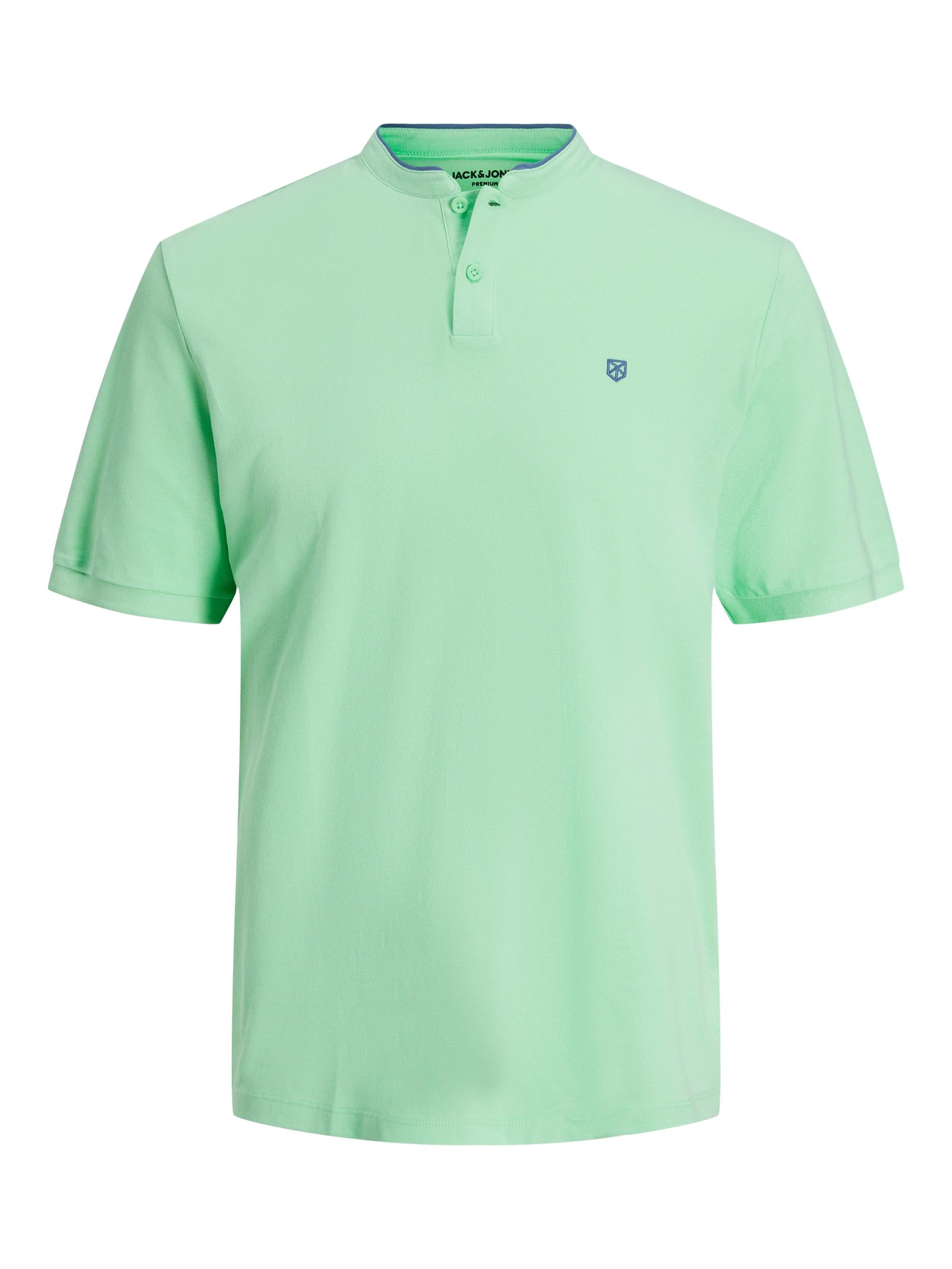 Jprblasainz Ss Mao Polo Green Ash - dvjeans