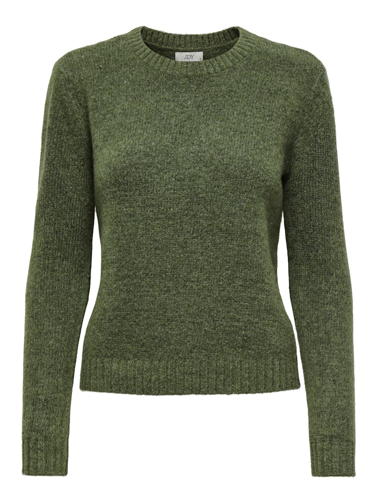 JDY Jdysilja L/S O-Neck Pullover Knt Winter Moss 15277866 Melange