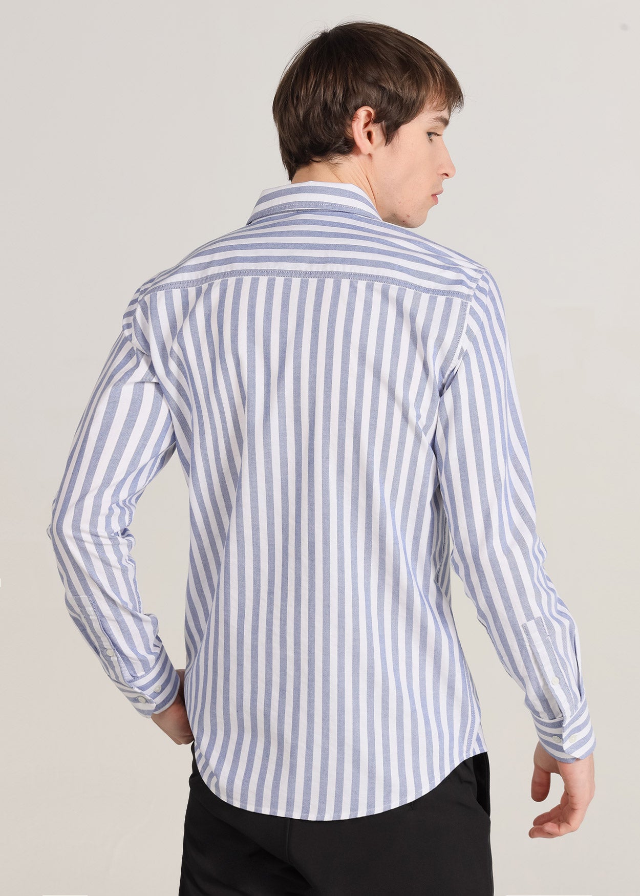 Camisa Manga Larga Oxford Raya Tejida  267