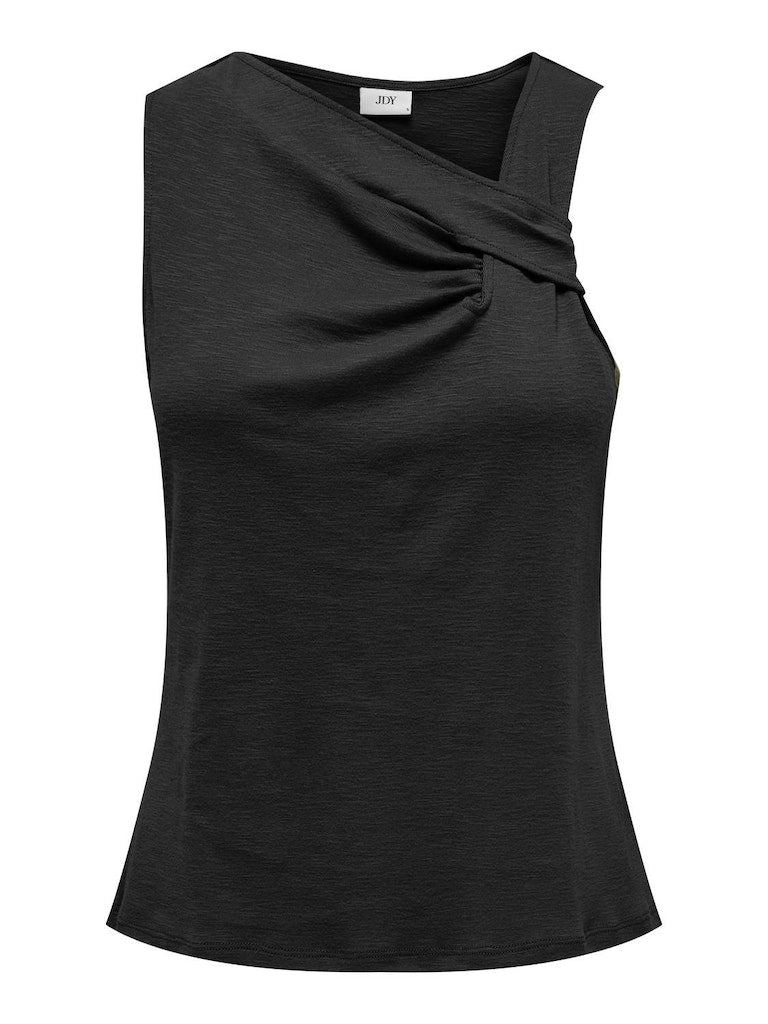 Jdyamy S/L Knot Tank Top Jrs 15322486 Black Jdy