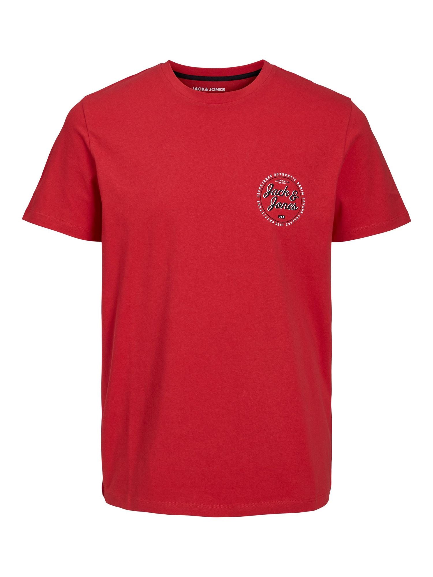 Jjandy Tee Ss Crew Neck True Red - dvjeans