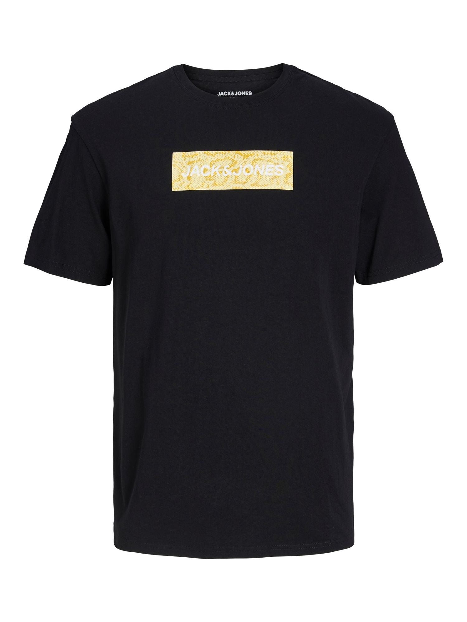 Jconavigator Logo Tee Ss Crew NeckBlack - dvjeans